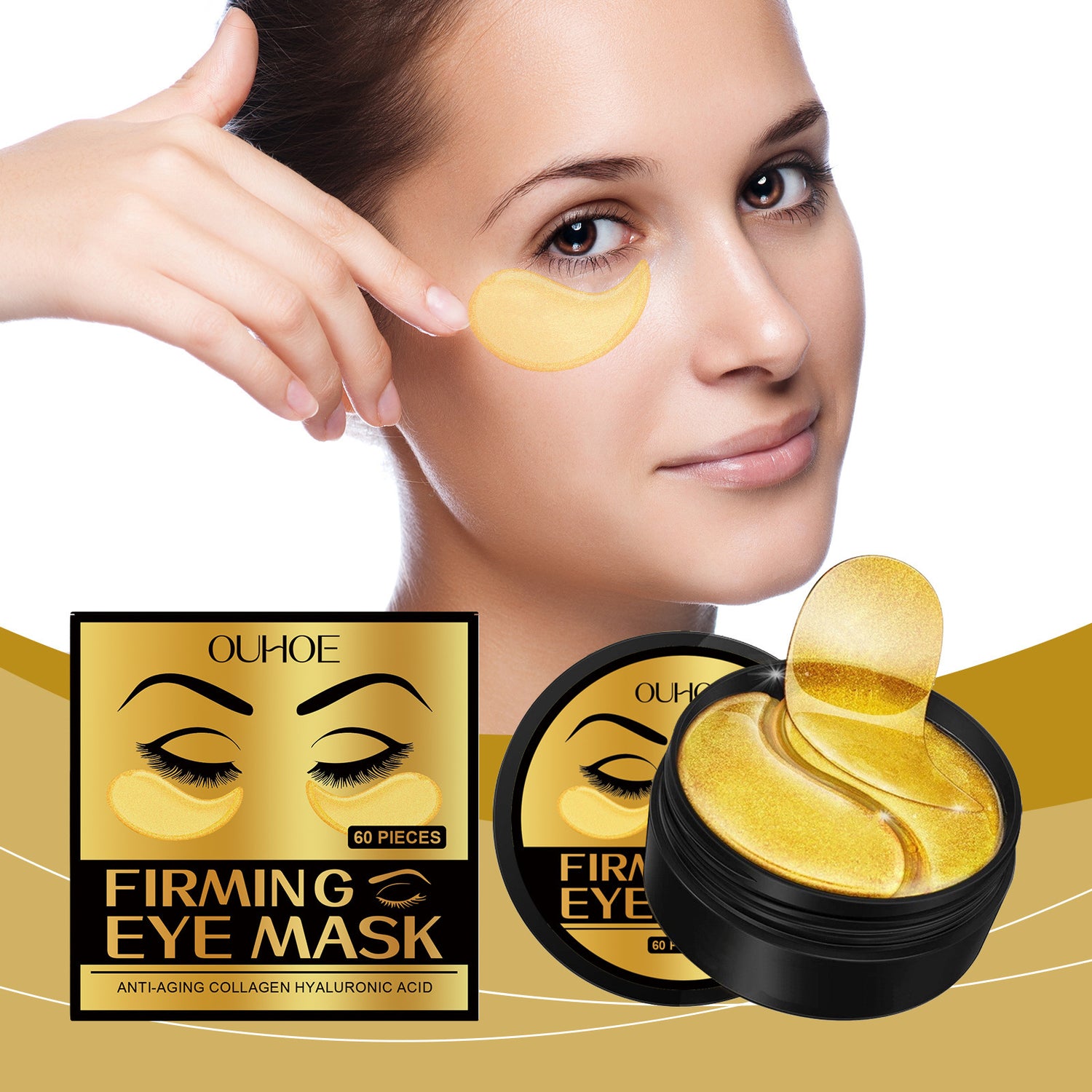 Gold Firming Eyes Mask Gentle Care