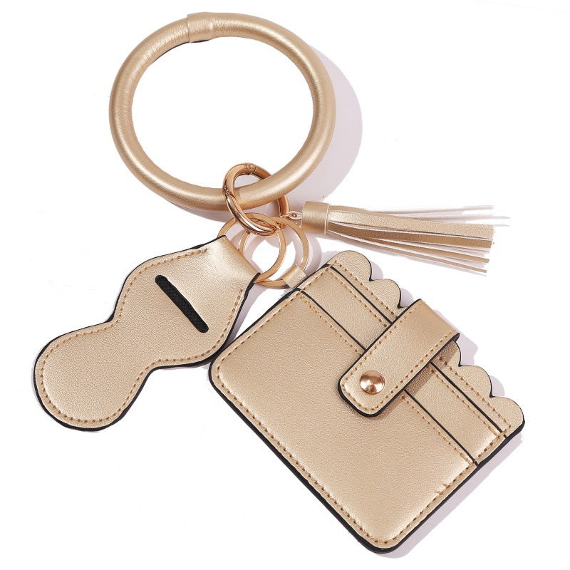 Wrist Keychain ID Card Holder