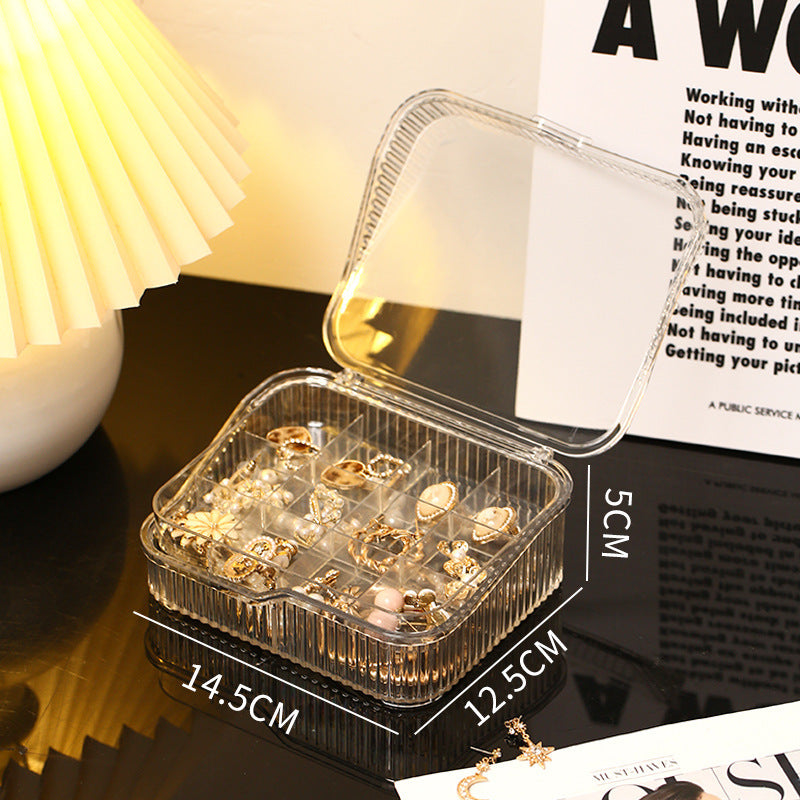 Jewelry Storage Box Transparent Portable
