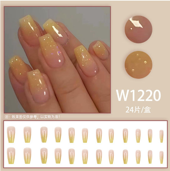 Mid-length Ballet Nail Manicure Wearable Nail Sticker