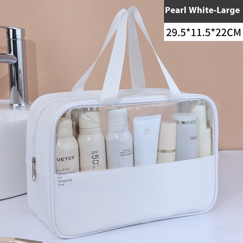Large Capacity Cosmetic Bag Women's Transparent