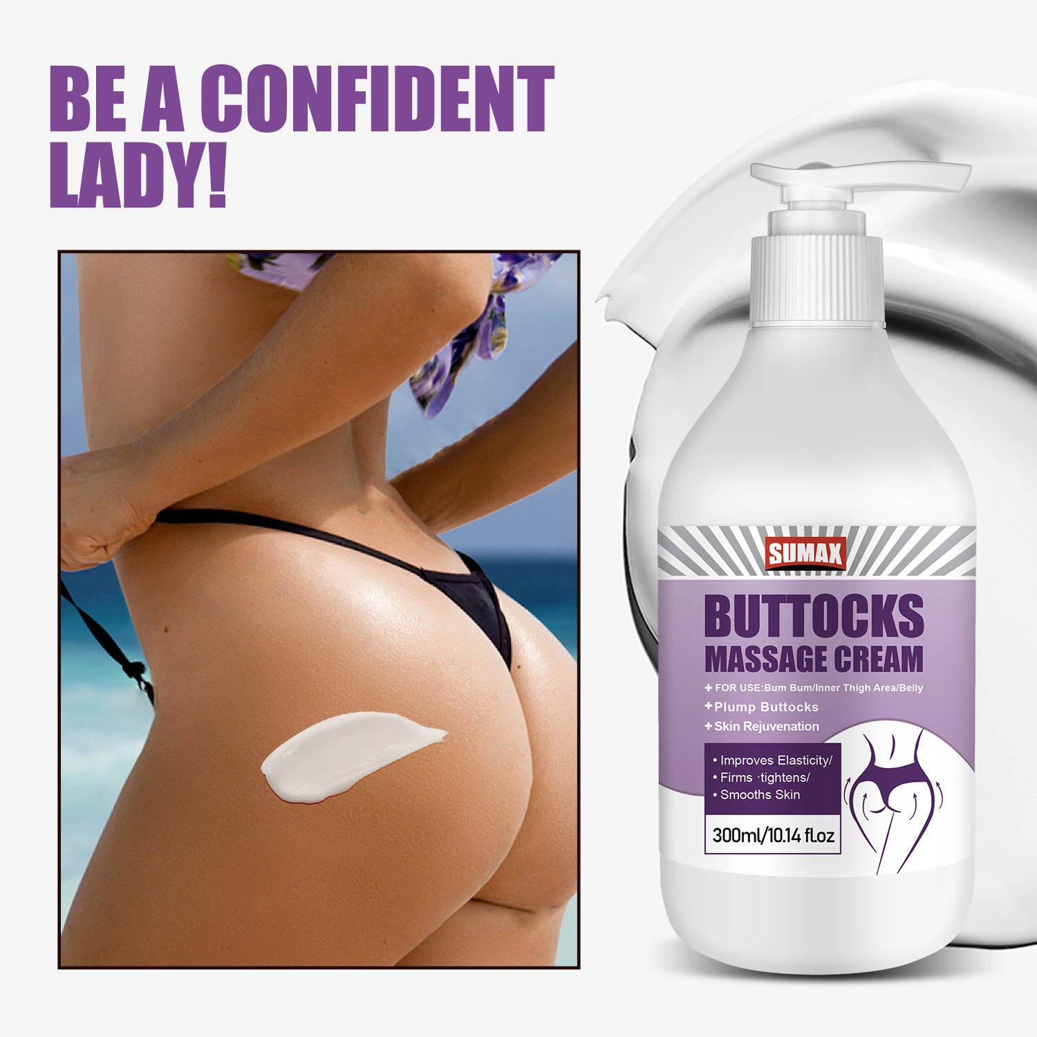 Hip Buttocks Moisturizing Massage Cream
