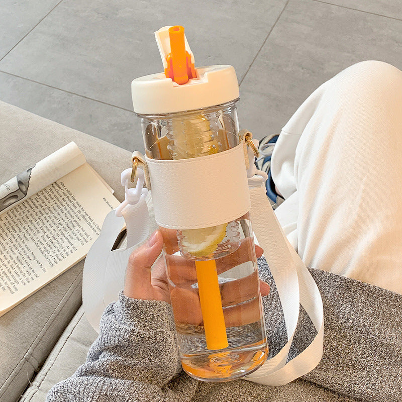 Tea Water Separation With Straw Large-capacity Water Cup