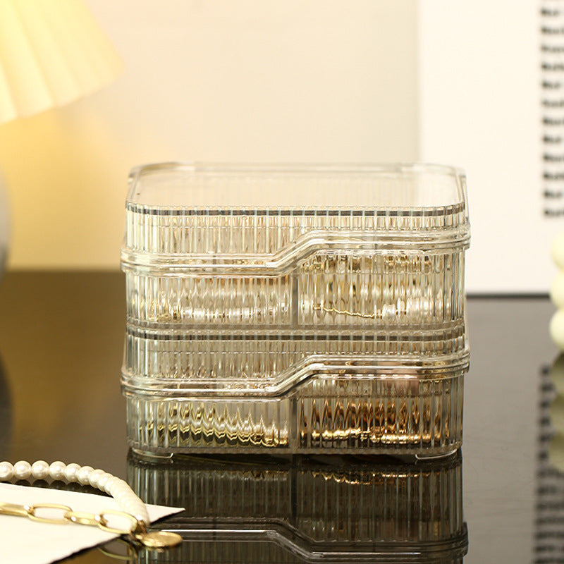 Jewelry Storage Box Transparent Portable