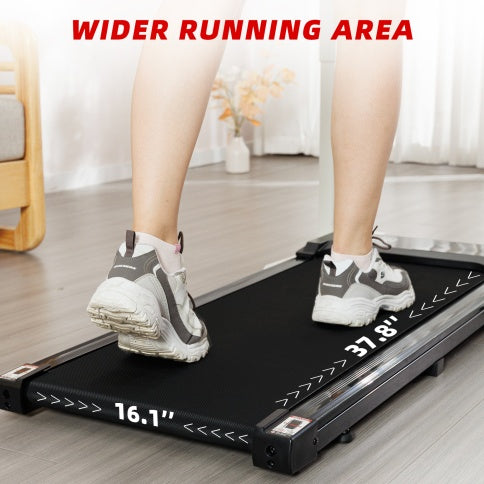 Flat Walker Indoor Treadmill in Black
