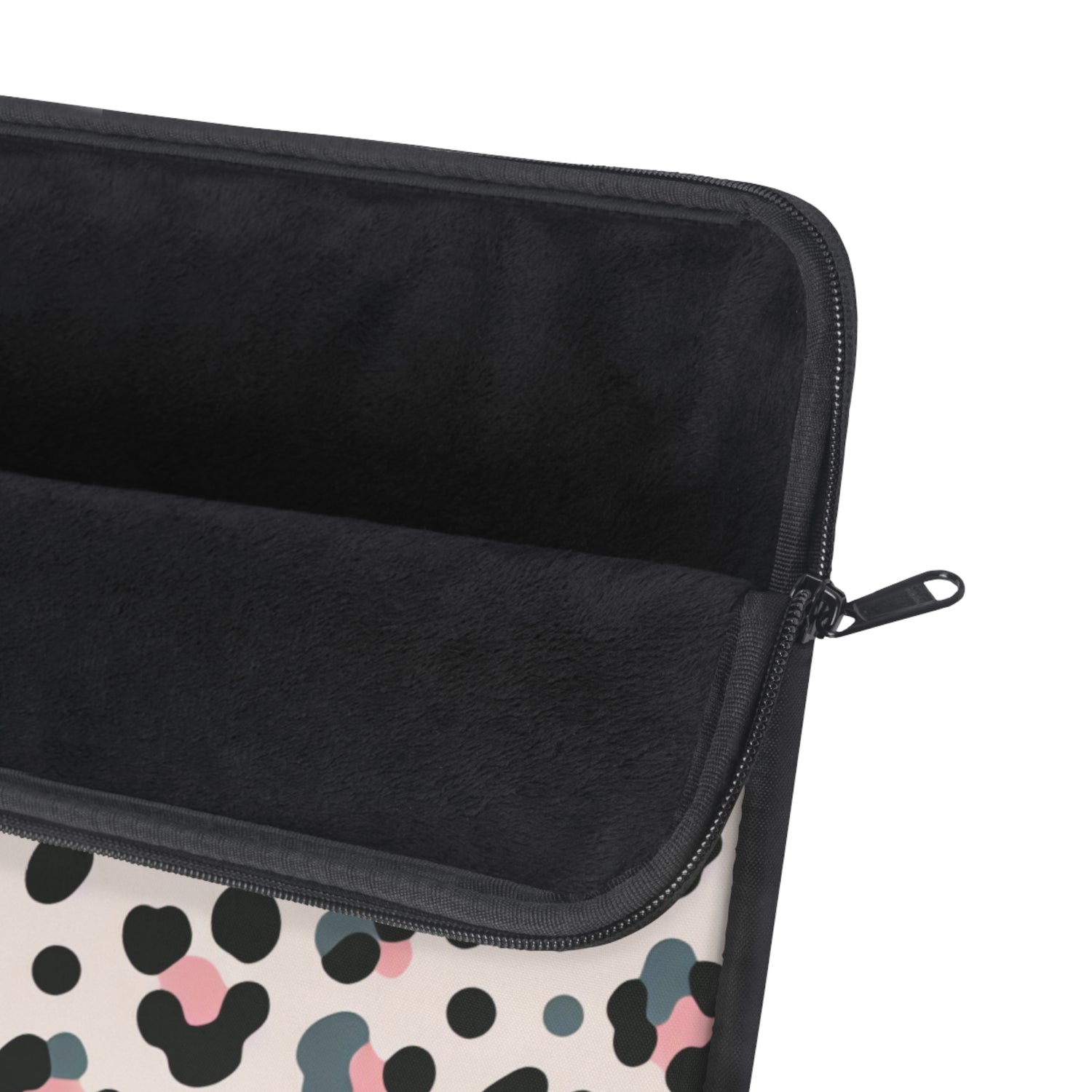 Pink Grey Leopard Laptop Sleeve