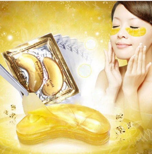 Gold Crystal Collagen Eye Mask Eye Patches 10pcs 5packs
