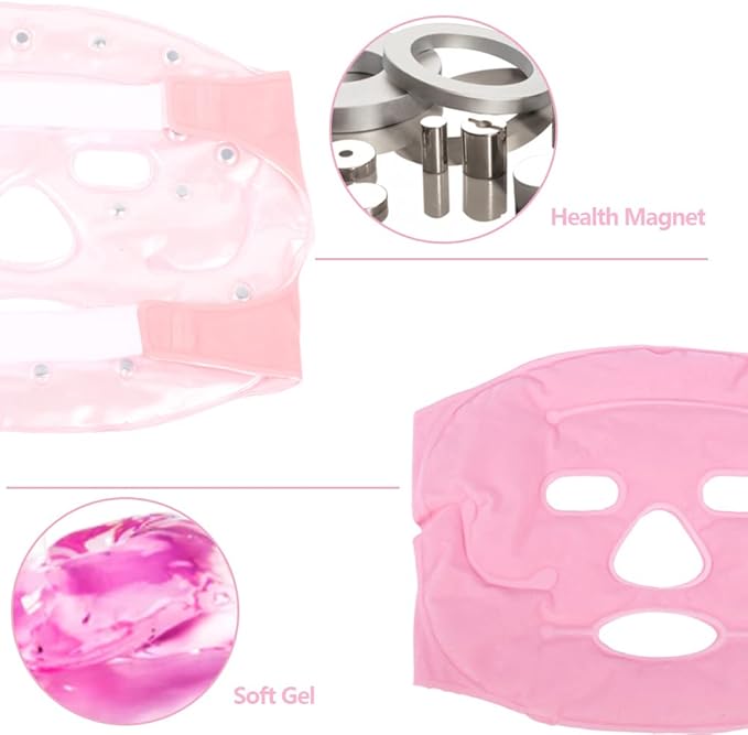 Hot Cold Therapy Tourmaline Ion Beauty Compress Face Mask