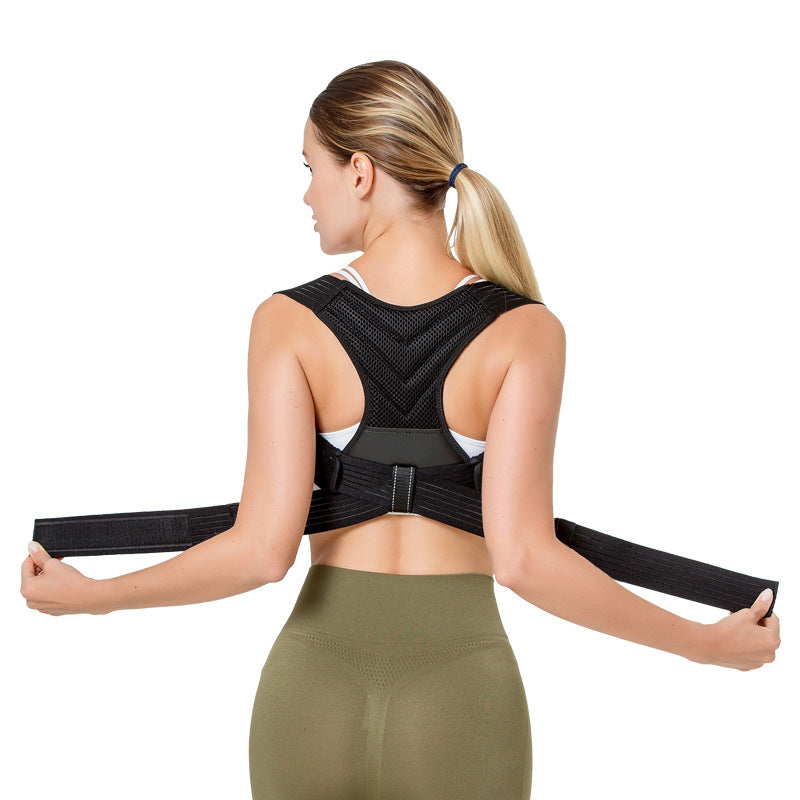 Anti-Humpback Correction Belt Back Sitting Posture Correction Open Shoulder High Chest Collarbone