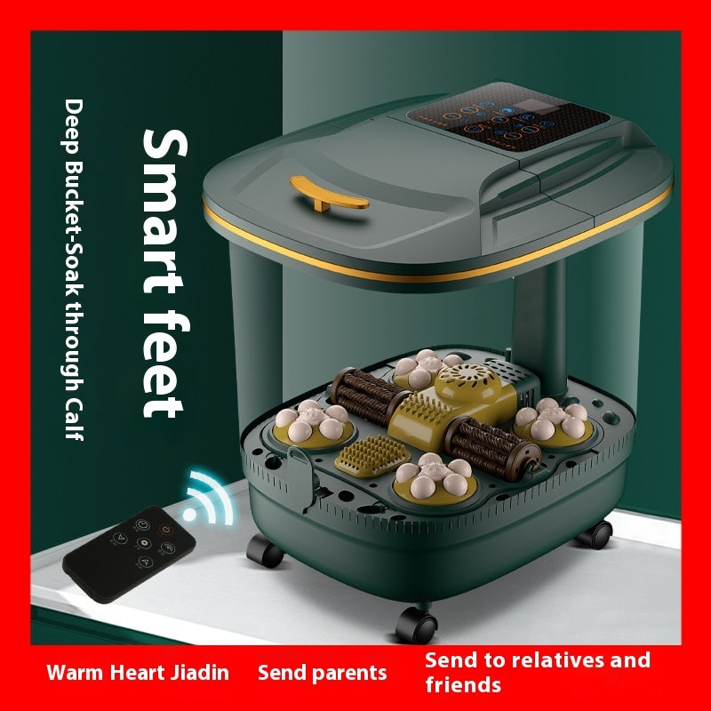 Fumigation Foot Bath Tub Automatic Massage Heating Foot Bath Barrel