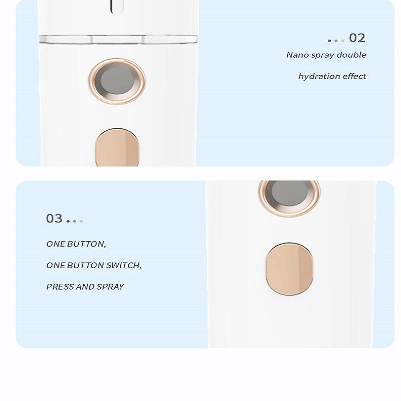 Mini steamer facial moisturizer