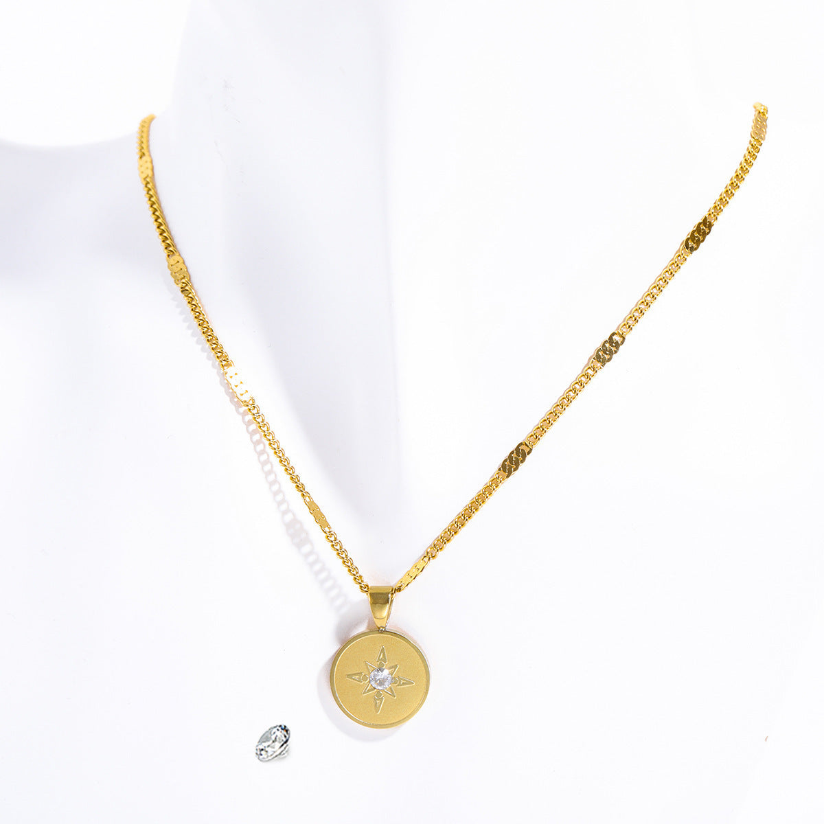 Gold Plated Birthstone Necklace