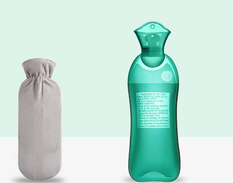 Silicone Hot Water Bottle Simple Hot Water Bottle Outdoor Dormitory Hand Warmer Warm Water Bag