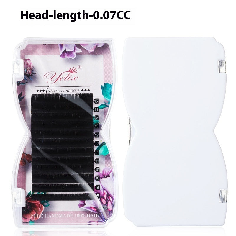 Naturally Dense Rows of Blooming False Eyelashes