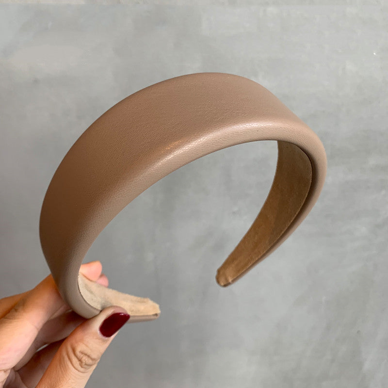 Retro Easy Matching Sponge Headband Graceful And Fashionable Headband Hair Clip Female