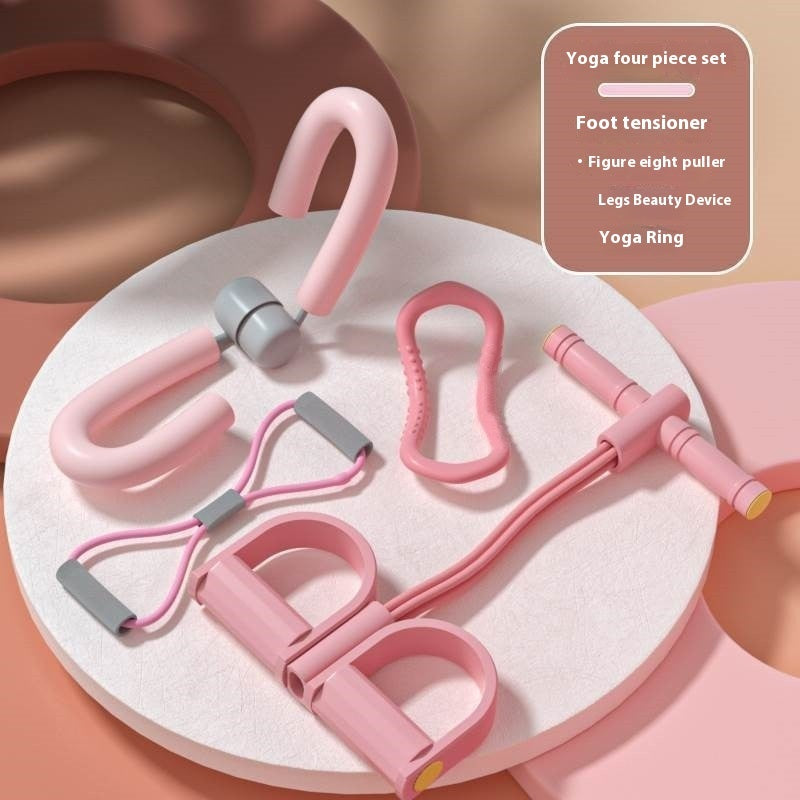 4-piece Set Foot Pedal and Leg Stretching Fitness Device