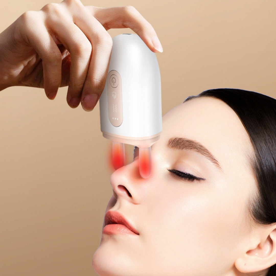 Jade Stone Nose Bridge Massage Electric Face Massager