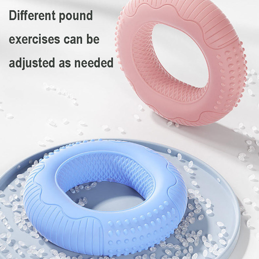Silicone Arm Strengthening Exercise Gripping Ring Fitness Gym Finger Forearm Trainer Carpal Expander Hand Grip Strengthener Silicone Rings Fingers Forearms Exercises Grip Trainer