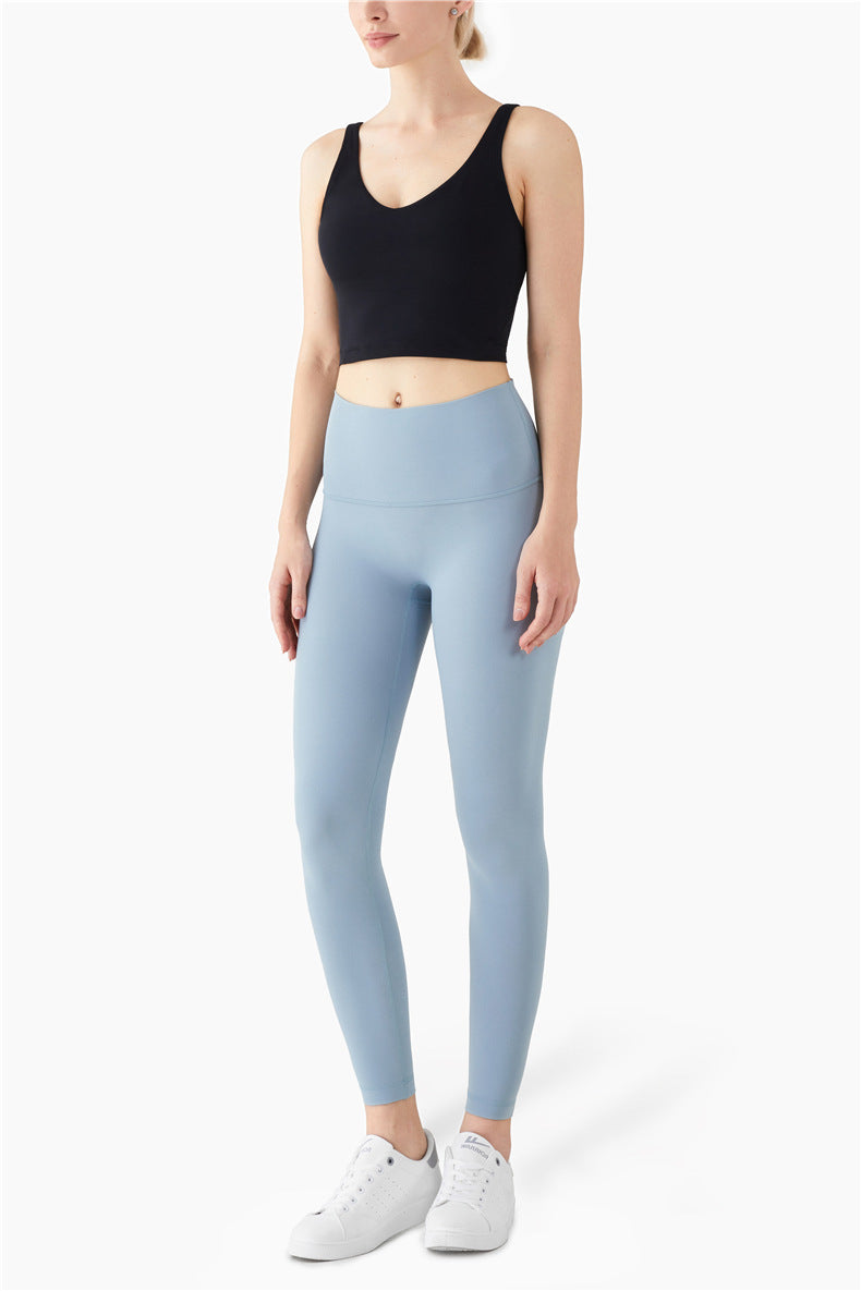 Deep V Line Gathering Fashion Yoga Beautiful Back Bra