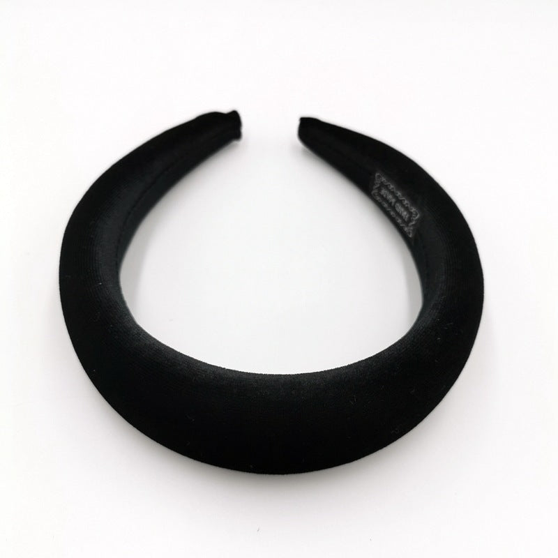 Gold Velvet Flannel Sponge Headband