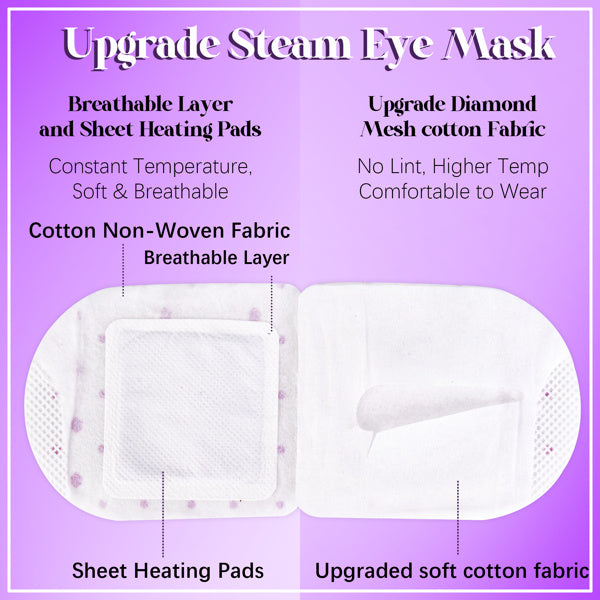 10 Pack Lavender Heated Eye Mask