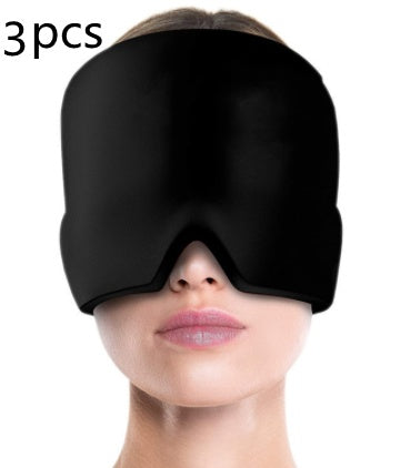 Gel Compress Eye Mask Wrap Headache Relief for Migraines, Stress, and Tension