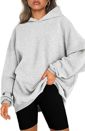 Women's Hooded Cotton Pullover Oversized Sweatshirt