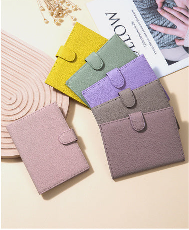 Leather Ultra-thin Passport Bag RFID Multifunctional