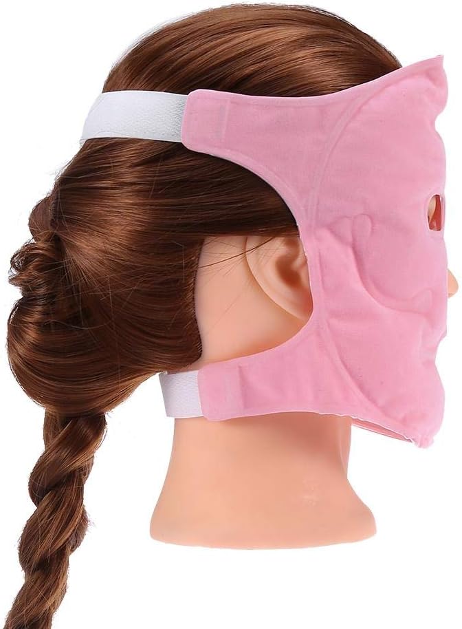 Hot Cold Therapy Tourmaline Ion Beauty Compress Face Mask