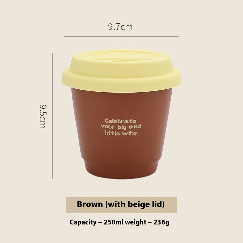 Dopamine Cute Portable Coffee Cup