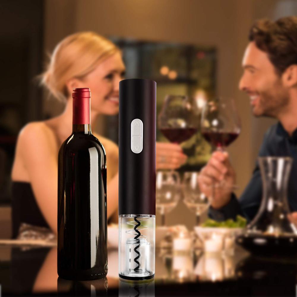 Automatic Corkscrew Wine Bottle Opener and Foil Cutter Kit