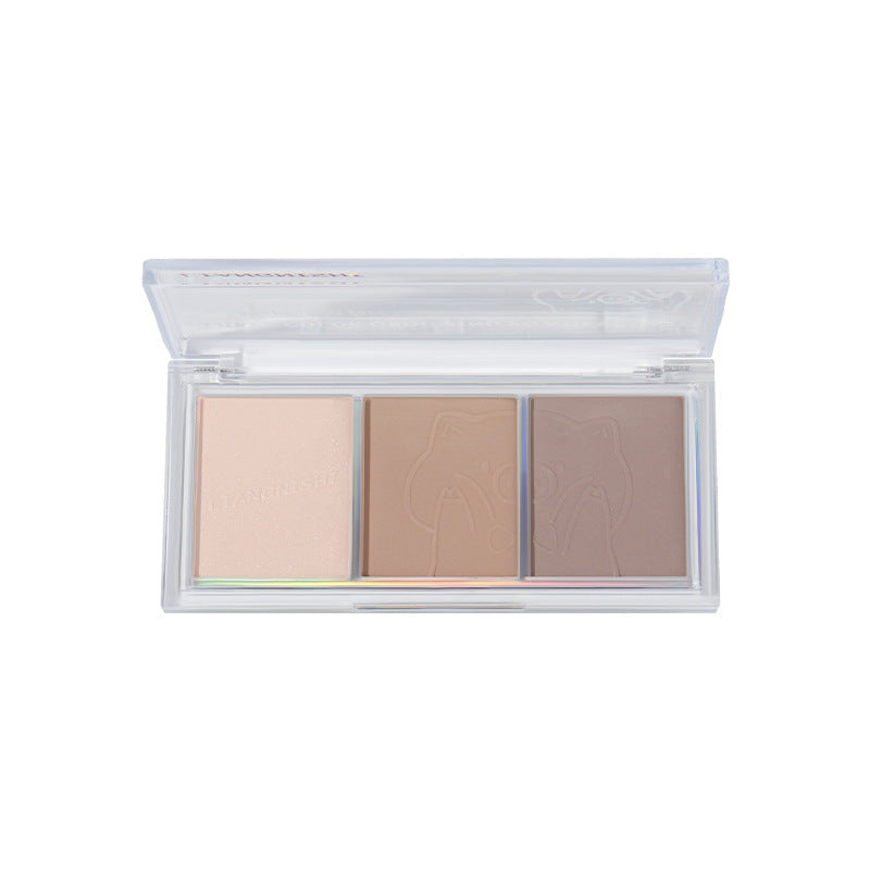 Fashion Highlighter Blush Nose Shadow Palette