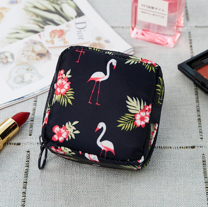 Portable mini cosmetic bag