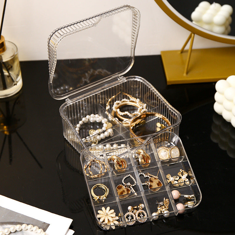 Jewelry Storage Box Transparent Portable