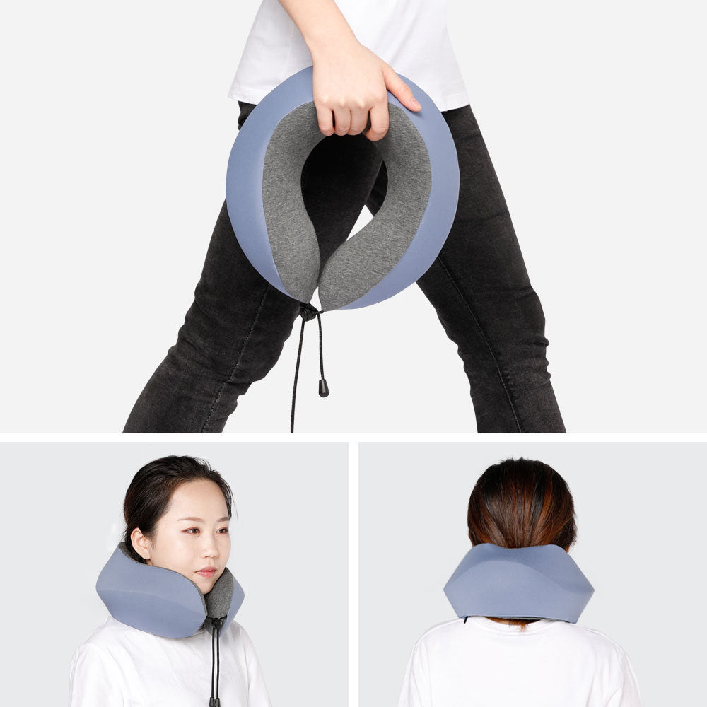 Slow Rebound Memory Foam Portable Travel Neck Pillow
