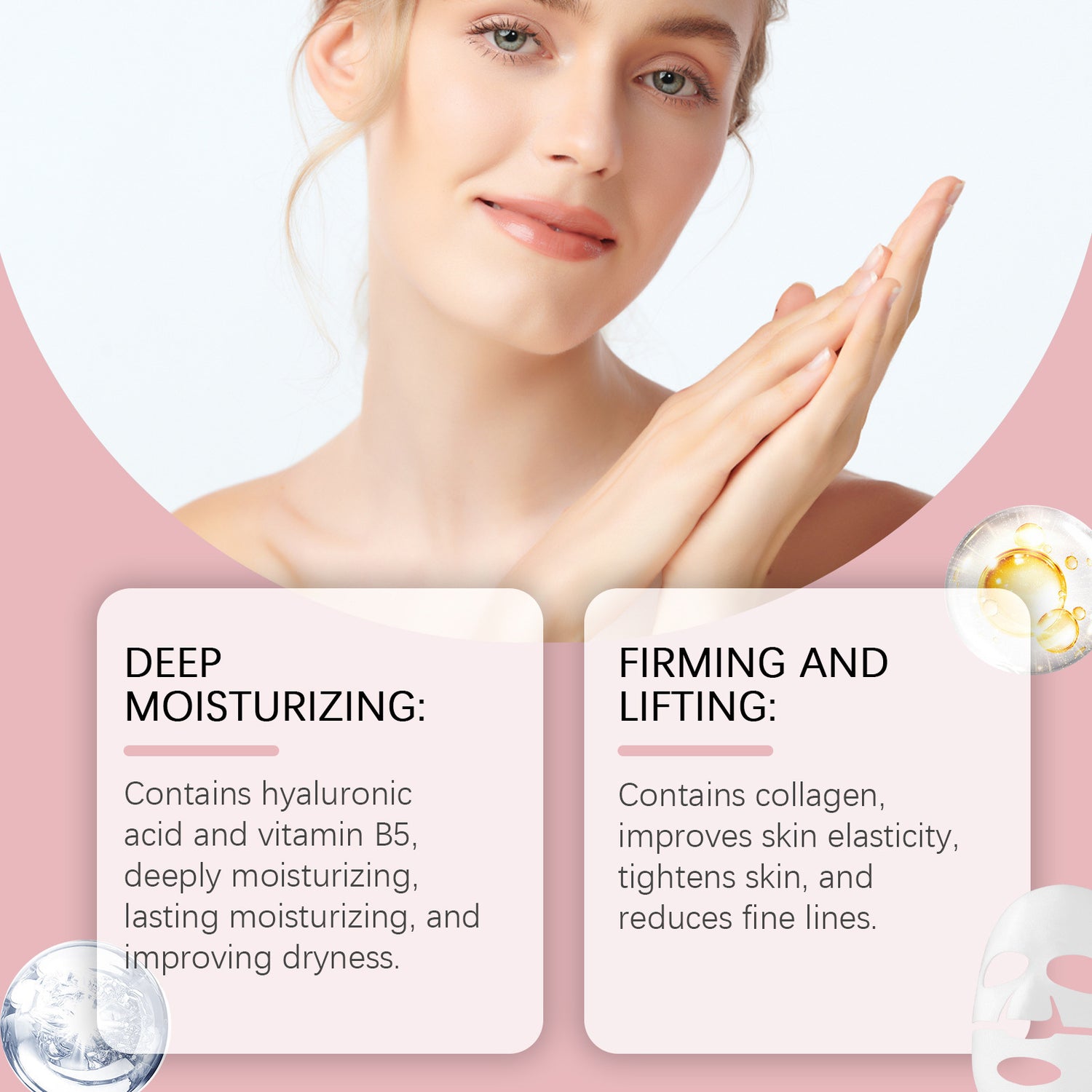 3-in-1 Collagen Deep Hydration Fiber Mask