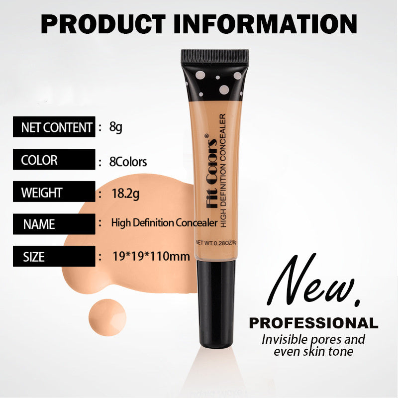 8-color Concealer Concealer Repair Nourishing Liquid Foundation Dark Circles Pock Mark Cross-border