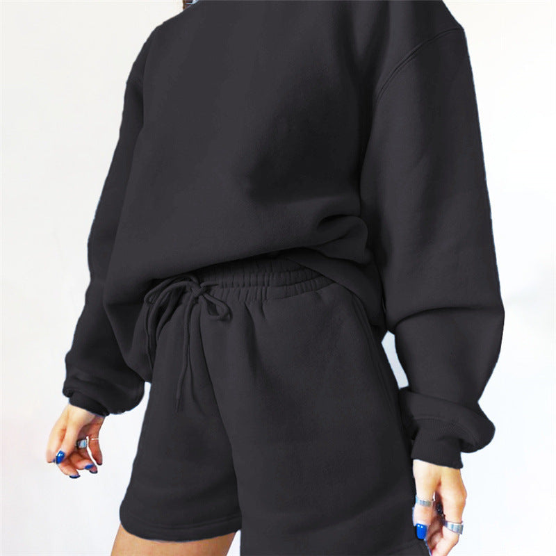 Extra Thick Relaxed Fit Matching Hoodie Set