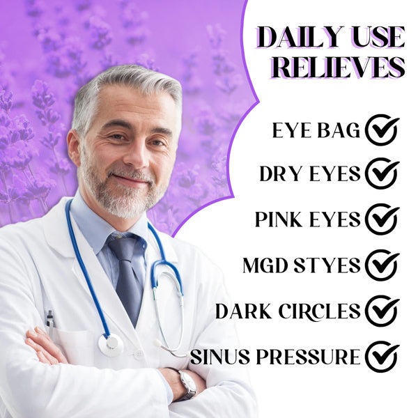 10 Pack Lavender Heated Eye Mask