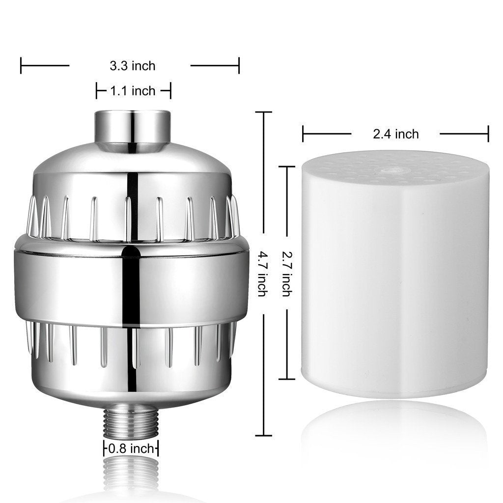 15-Stage Shower Head Water Filter