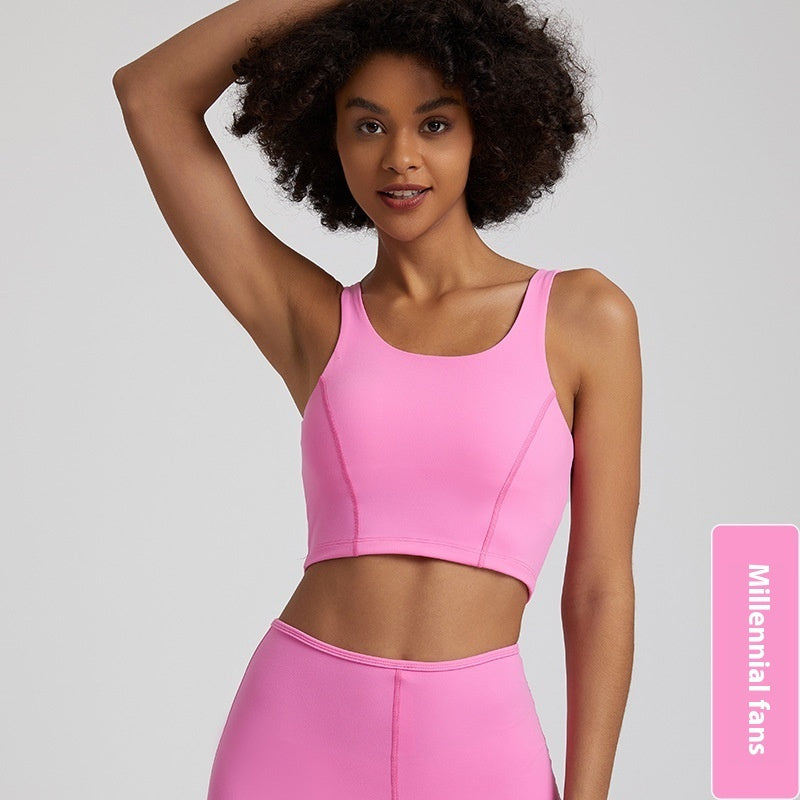 Sexy Beauty Back Sports Underwear Nude Feel Workout Bra