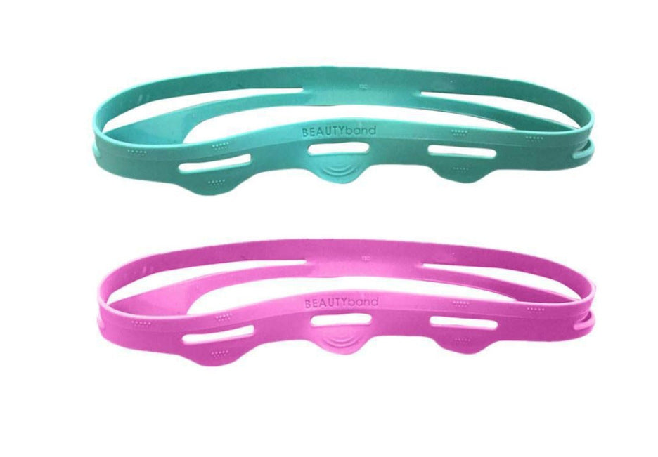 Elastic sweat-proof silicone headband