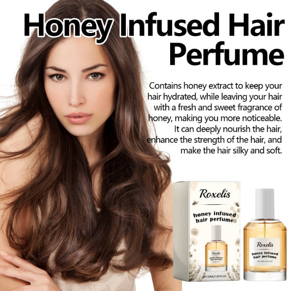 Roxelis Honey Hair Care Perfume Hair Care Fragrance Nourishes And Restores Dry And Rough Hair With A Smooth Moisturizing Perfume