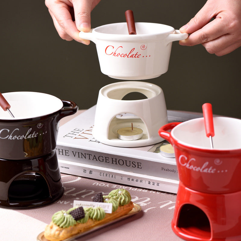 Sweet Heat Mini Chocolate Fondue Heating Cup