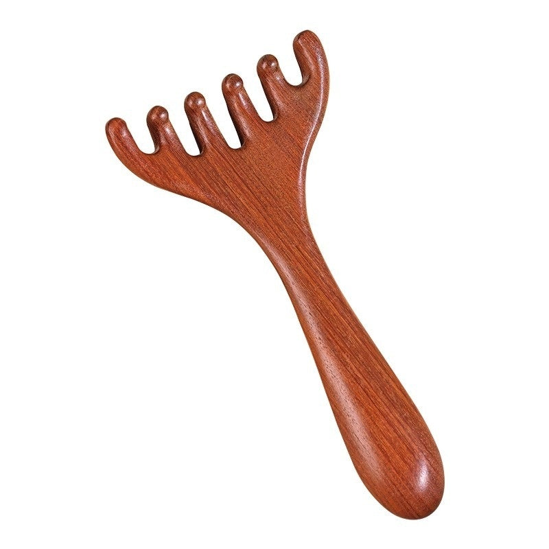 Sandalwood Head Massage Comb Meridian Brush