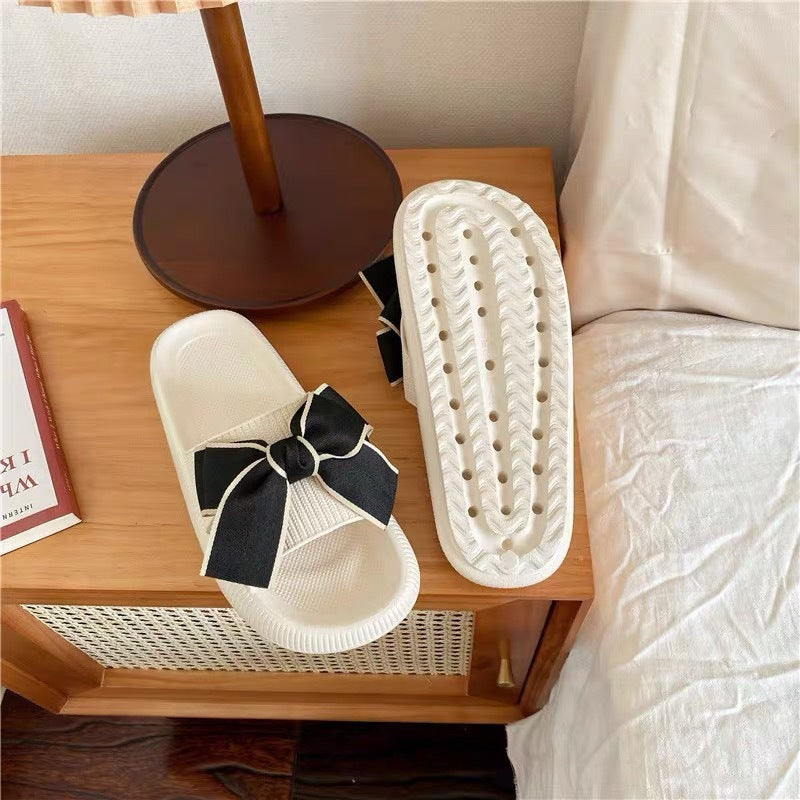Non-slip Bow Detail Slipper