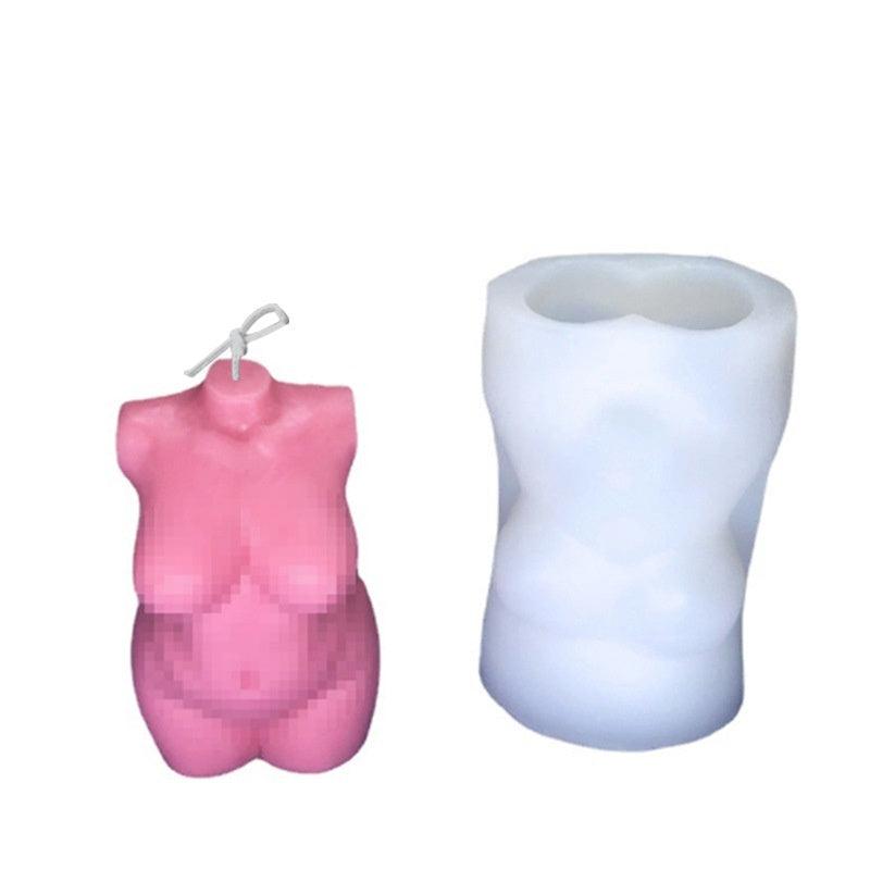 Human-shaped Plaster Epoxy Portrait Aromatherapy Candle Mould