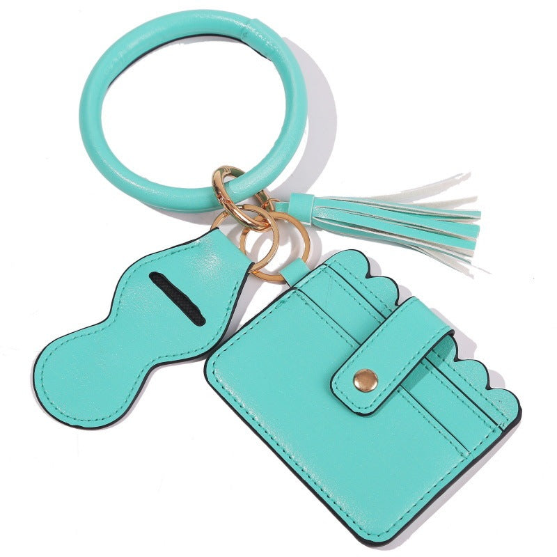 Wrist Keychain ID Card Holder