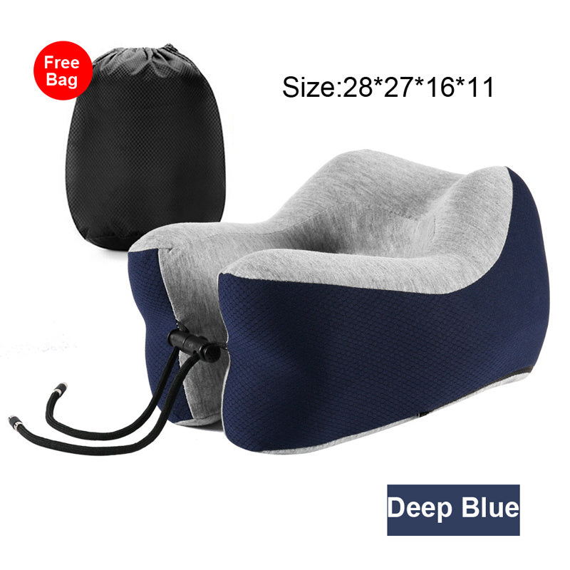 Travel Slow Rebound Memory Foam U-shaped Pillow