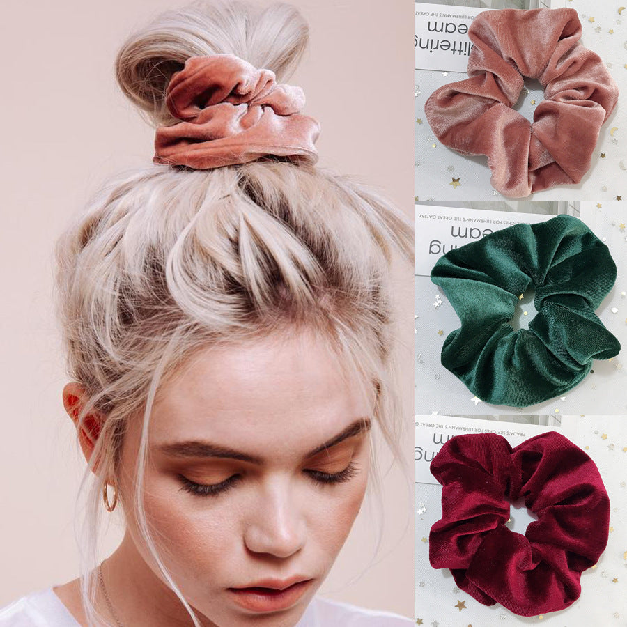 Velvet Scrunchy Hair Tie